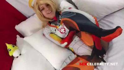 (Overwatch) Mercy Deepfake [Short Masturbation]