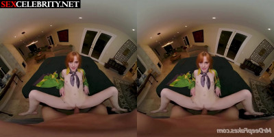 Pov porn with red-haired beauty Emma Watson - face swap