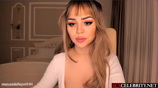 Danna Paola with gorgeous makeup - deepfake webcam show - DeepFakesCeleb