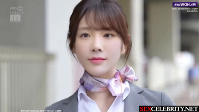 SNSD (소녀시대) / Sexy stewardess gets horny - Taeyeon 태연 딥 페이크 에로틱